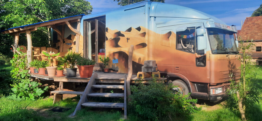 Weltreise-LKW als Tiny House